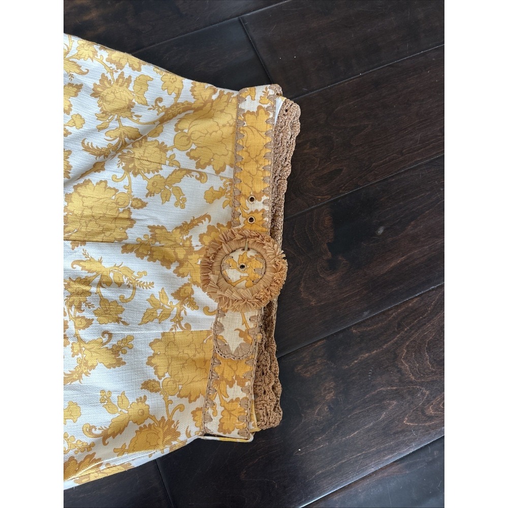 Zimmermann Women's Multi Shorts Size 2 Yellow And White - Picture 5 of 14